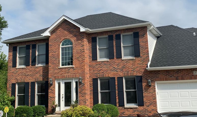 Vinyl siding, roofing & gutters replacement after hail damage in Naperville project photo 2