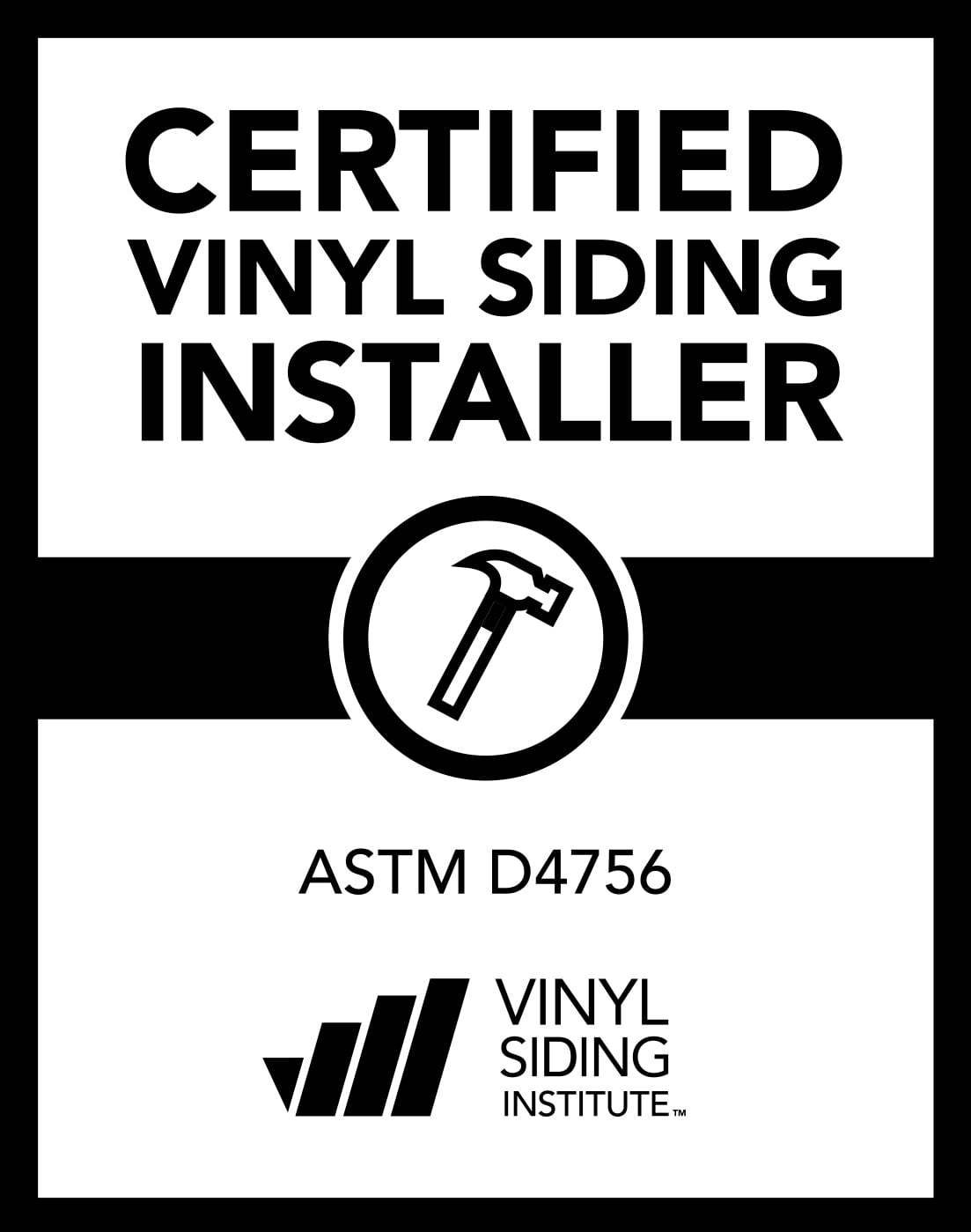 vinyl siding insititue certified vinyl siding installer