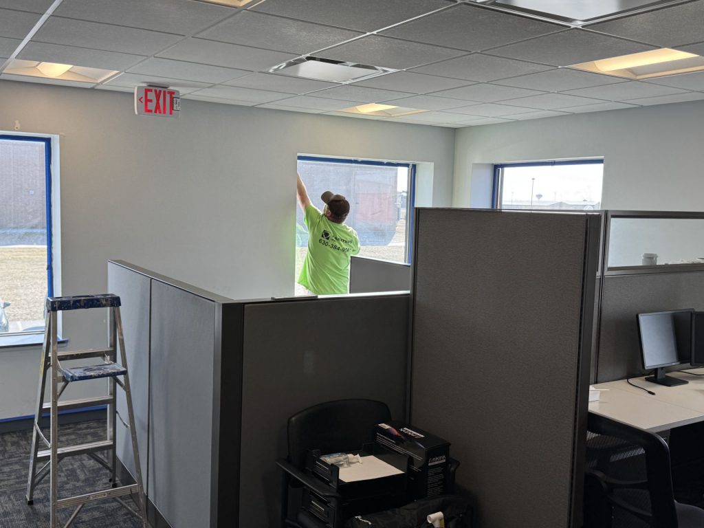 warehouse cleaning office painting mokena