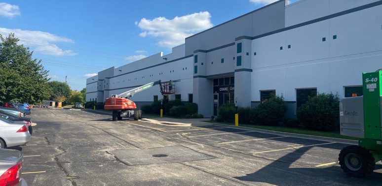 warehouse exterior painting bolingbrook