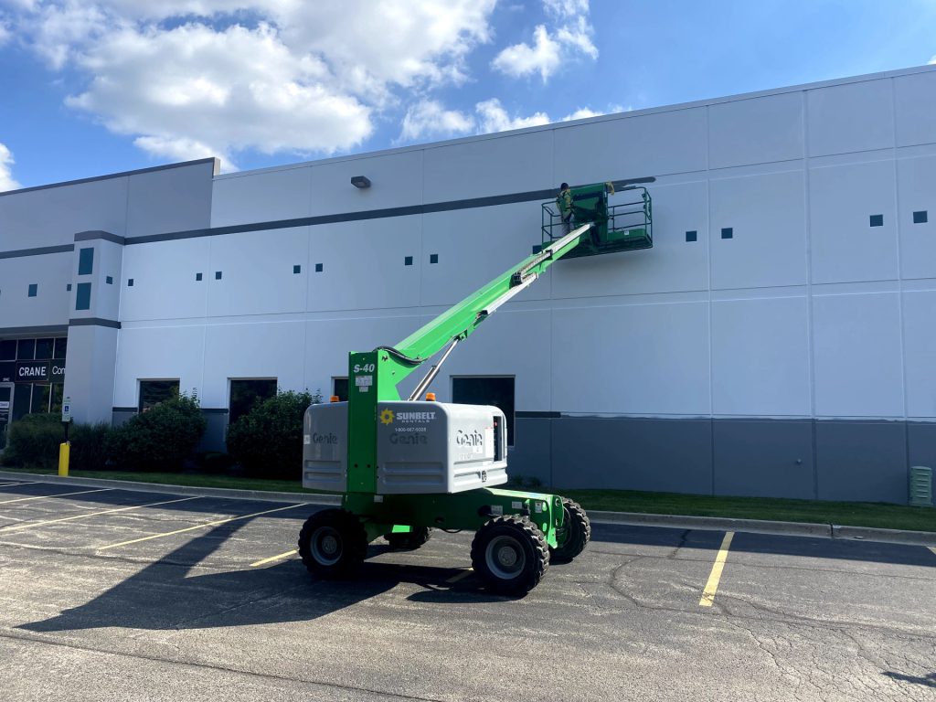 warehouse exterior painting bolingbrook
