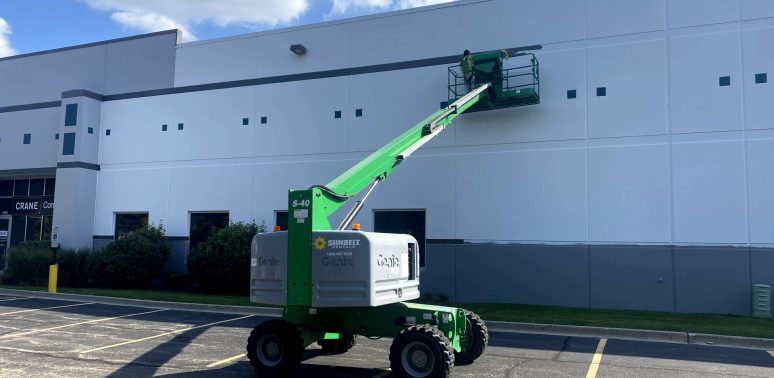 warehouse exterior painting bolingbrook