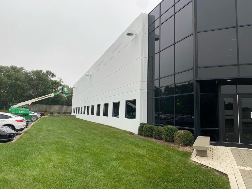 warehouse exterior painting carol stream