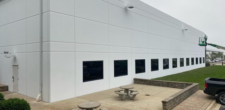 warehouse exterior painting carol stream