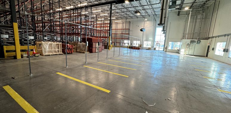 warehouse floor striping bolingbrook