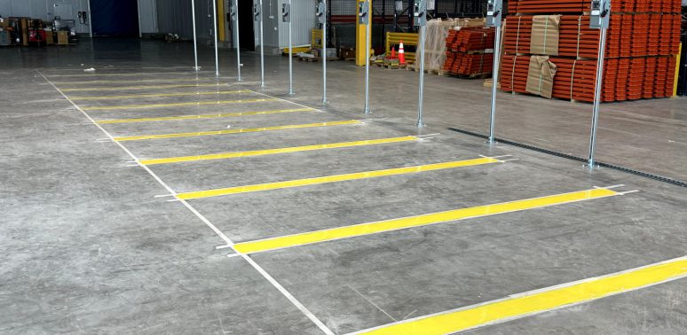 warehouse floor striping bolingbrook